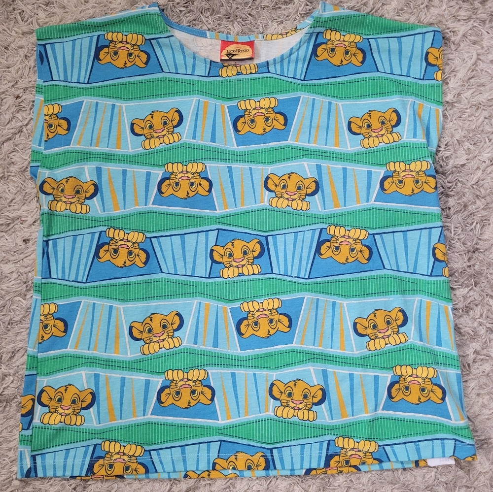 Colorful Lion King Graphic Top